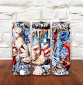 Red,White & Blue Tumbler